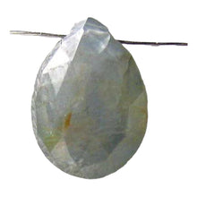 Load image into Gallery viewer, Rare +5cts Glacier Blue Sapphire Briolette Bead 6928