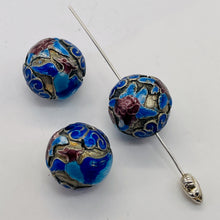 Load image into Gallery viewer, Phoenix Rising Fine Cloisonne Round Beads | 3 Beads | 16mm |