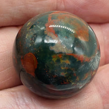 Load image into Gallery viewer, Bloodstone Sphere 20g (3oz) Display Specimen | 25mm (1") | Green Red | 1 Sphere|