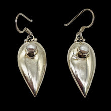 Load image into Gallery viewer, Fresh Water Pearl Sterling Silver Drop Earrings | 1 3/4" Long |