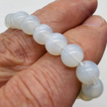 Load image into Gallery viewer, Opalite (Opalized Glass) 8mm Beads | 6 to 7 Inch | White Opalescent | 21 Beads |