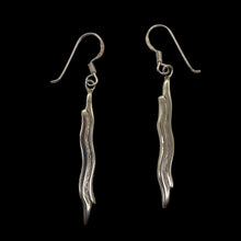 Load image into Gallery viewer, Sterling Silver Unique Designer Dangle Earrings| 1 3/4" Long | Silver | 1 Pair |