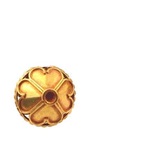 Load image into Gallery viewer, 1 Designer 3.42 Grams 20K Gold 15x16mm Heart Roundel Bead 9510