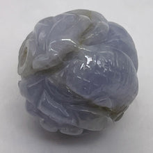 Load image into Gallery viewer, Jade Carved Round Bead | 13mm | Lavender | 1 Bead |