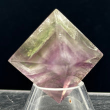 Load image into Gallery viewer, Fluorite Double Pyramid Figurine | 36x36x36mm | Purple | 1 Display Figurine |