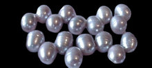 Load image into Gallery viewer, Stunning 8-10x7mm Platinum 13 Dancing Pearls 003135