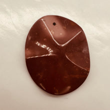 Load image into Gallery viewer, Marscape! Mookaite Large Oval Pendant Bead | 50x40x6mm |