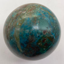 Load image into Gallery viewer, Chrysocolla Display Sphere | 2" | Green Blue Tan | 232g | 1 Collector's Item |