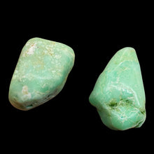 Load image into Gallery viewer, Designer Natural Chrysoprase Beads | 31g | 33x22x15 to 28x20x19mm | 2 Beads |