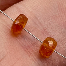 Load image into Gallery viewer, Amazing AAA Spessarite Garnet Faceted Roundel Bead 7468