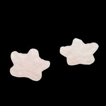 Load image into Gallery viewer, Carved Rose Quartz Starfish Pendant Beads | 20x20x7mm | Pink