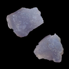 Load image into Gallery viewer, Blue Chalcedony 22g Druzy Nugget Beads| 26x24x18 to 25x22x22mm | Blue | 2 Beads|