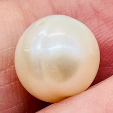 Load image into Gallery viewer, Heavenly Two Creamy Chinese Freshwater Pearl Beads | 9.5mm | 2 Pearls |