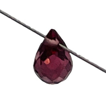 Load image into Gallery viewer, Merlot Zircon Gemstone .44 ct Briolette Bead | 5.1x3mm | Red | 1 Pendant Bead |