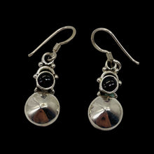 Load image into Gallery viewer, Fabulous Goddess Red Garnet Sterling Silver Drop/Dangle Earrings! | 1" Long |