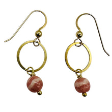 Load image into Gallery viewer, Natural AAA Rhodocrosite and 14Kgf Earrings 308672