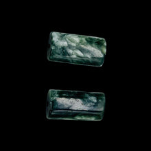 Load image into Gallery viewer, Seraphinite Premium Rectangle Shaped Russian Beads | 16x8x4mm | 2 Beads |