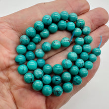 Load image into Gallery viewer, Turquoise Round Bead Strand | 8mm | Blue | 1 Strand |