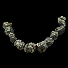 Load image into Gallery viewer, Pyrite Crystals Nugget Strand | 22x16x9 to 15x12x12mm | Silver Gold | 25 Beads|