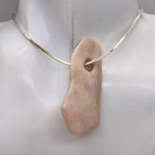 Load image into Gallery viewer, Designer Pink Peruvian Opal Pendant Bead |40 cts | 53x24x5mm |