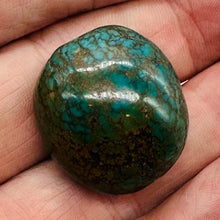 Load image into Gallery viewer, Turquoise Natural Focal 20g Nugget Bead | 27x25x20mm | Blue, Black | 1 Bead |