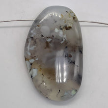 Load image into Gallery viewer, Chyrsoprase 43cts Art Cut Pendant Bead | 35x21x7mm | Clear with Inclusions | 1 |