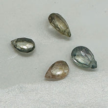 Load image into Gallery viewer, Sapphire AAA Faceted 1.69cts Parcel Briolette Beads | 6x4 to 5x4mm | White | 4 |
