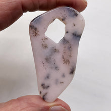 Load image into Gallery viewer, Peruvian Opal 13g Abstract Cut | 64x37x6mm | White. Gray, Pink | 1 Pendant Bead|