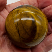 Load image into Gallery viewer, Tiger Eye Collectors 205g Sphere | 2.1" | Gold , Brown | 1 Display Specimen |