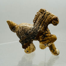 Load image into Gallery viewer, Hand Carved Horse Pony Animal Statue Figurine | 45x40x15mm | Brown, Black