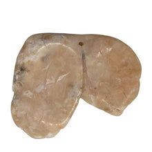 Load image into Gallery viewer, Pink Peruvian Opal Carved 29cts Flower Pendant Bead | 35x39x4mm | Pink |