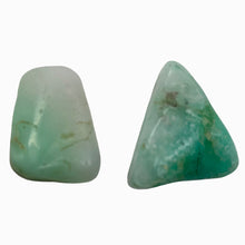 Load image into Gallery viewer, Designer Natural Chrysoprase Beads | 96cts | 33x30x9 to 30x20x8mm | 2 Beads |
