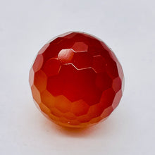 Load image into Gallery viewer, Disco Ball Facet! 18mm Natural Carnelian Bead 7261A
