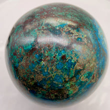 Load image into Gallery viewer, Chrysocolla 645g Sphere | 3" | Green Blue | 1 Collector's Item |