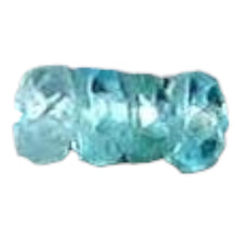 Load image into Gallery viewer, 4 Natural Blue Zircon Faceted 3x2-3x1.5mm Roundel Beads 006049
