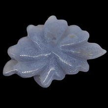 Load image into Gallery viewer, Chalcedony 28ct Hand Carved Flower Bead | 33x25x5mm | Blue | 1 Pendant Bead |