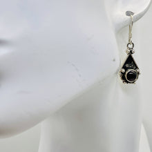 Load image into Gallery viewer, Stellar Red Garnet Sterling Silver Drop/Dangle Earrings | 1 1/4" Long |