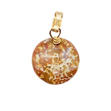 Load image into Gallery viewer, Rainbow Flower Jasper 14K Gold Filled Pendant | 12x6mm | 3/4" Long |