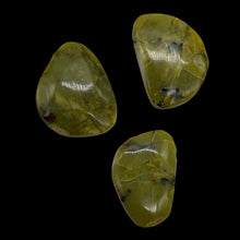 Load image into Gallery viewer, Turquoise Faustite Freeform Beads| 28x19 to 27x18m | Chartreuse, Black| 3 Beads|