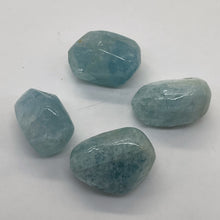 Load image into Gallery viewer, Aquamarine Smooth Nugget Bead Parcel | 22x17x13 - 19x14x14mm | Blue | 4 Beads |