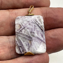 Load image into Gallery viewer, Purple Flower Sodalite Faceted 14K Gold Filled Pendant } 1 3/4" Long| 1 Pendant|