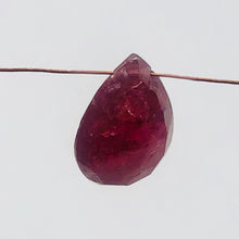 Load image into Gallery viewer, Natural Unheated Faceted 3.72 Carats Red Ruby Bead | 12x8x4mm | 1 Bead |