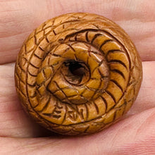 Load image into Gallery viewer, Year of the Snake 2025 Signed Netsuke Bead