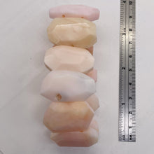 Load image into Gallery viewer, Pink Peruvian Opal Non Stretch 6" Bracelet | 275cts | 30x17x5 - 28x16x6mm |
