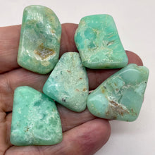 Load image into Gallery viewer, Designer Natural Chrysoprase Beads | 212cts! | 35x20x4 to 34x24x7mm | 5 Beads |