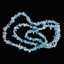 Load image into Gallery viewer, Aquamarine 32" Chip Strand | 11x8x5 to 7x5x4mm | Blue | 200 Beads |