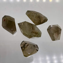 Load image into Gallery viewer, Rutilated Quartz Faceted Nugget Beads | 36x17 to 18x11mm| Clear, Green| 5 Beads|