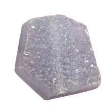 Load image into Gallery viewer, Chalcedony Druzy 56ct Designer Cut Pendant Bead | 25x25x10mm | Blue | 1 Bead |