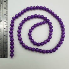 Load image into Gallery viewer, Phosphosiderite AAA Round Bead Strand | 16" Long | Purple | 80 Beads |