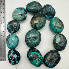 Load image into Gallery viewer, Turquoise Natural Focal Nugget Strand | 310g | 16" | Blue, Black | 12 Beads |